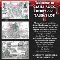 Stephen King Maps, illustrated by Glenn Chadbourne